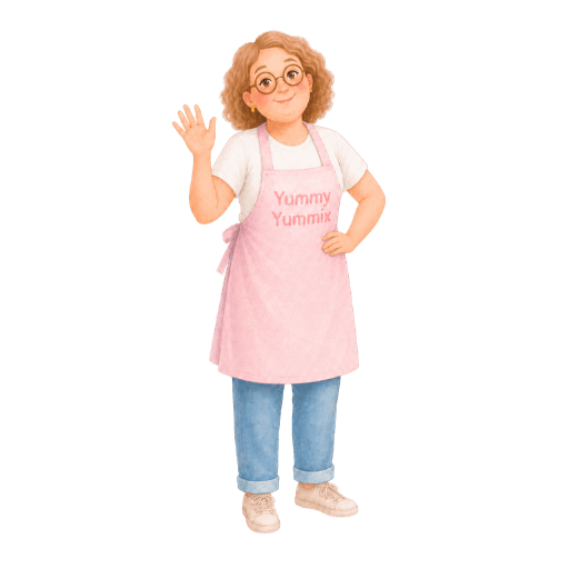 Irmixy, your friendly cooking companion, waving hello.